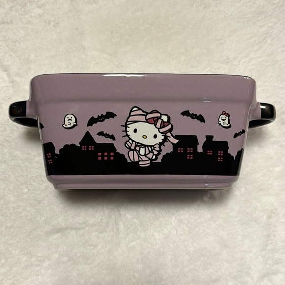 Hello Kitty Halloween Mummy Baking Ceramic Dish NEW Sanrio - Picture 2 of 10